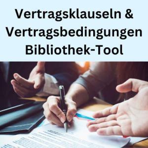 Vertragsklauseln & Vertragsbedingungen Bibliothek-Tool